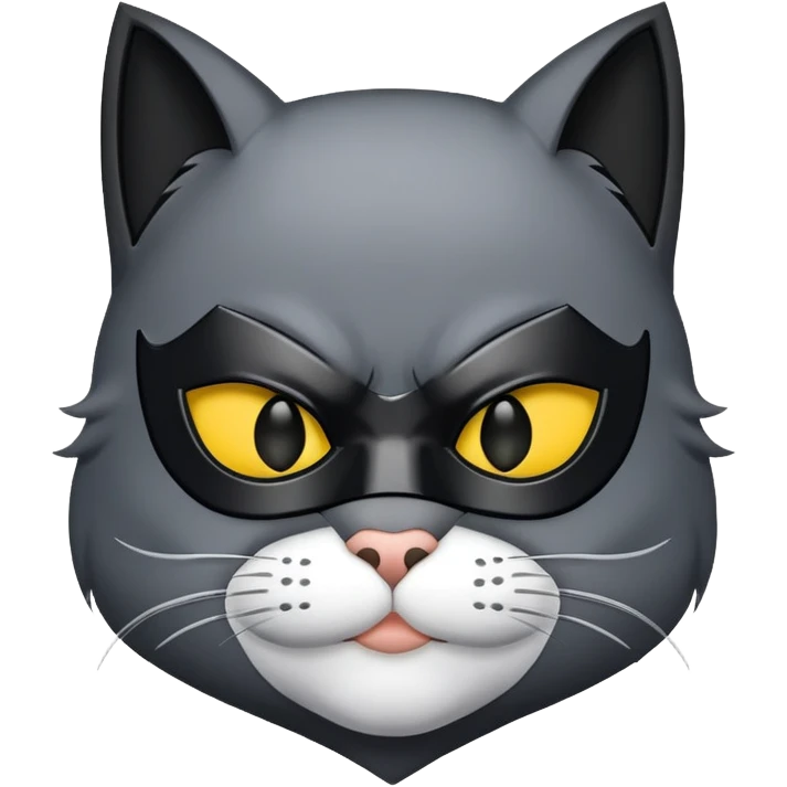 Cat in batman emoji