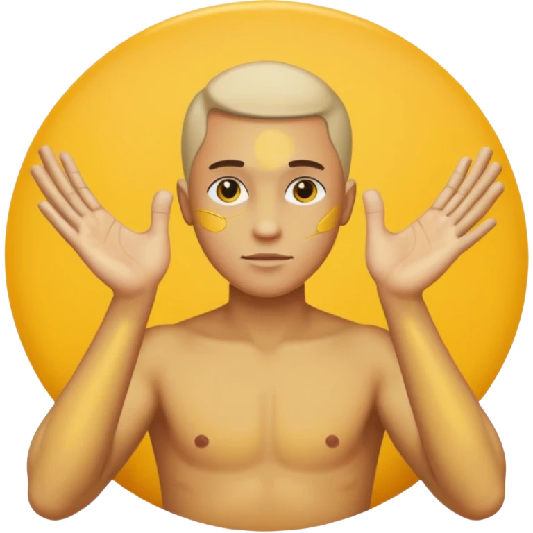 a cursed yellow circle with rock hands and he looks super drunk emoji