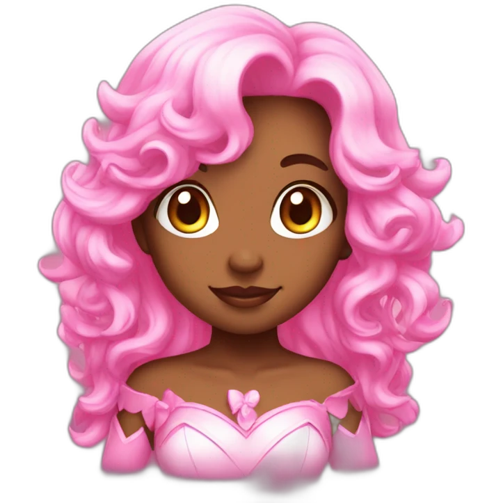Cute Pink magical girl emoji