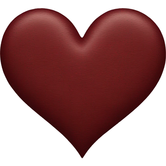 dark red heart emoji