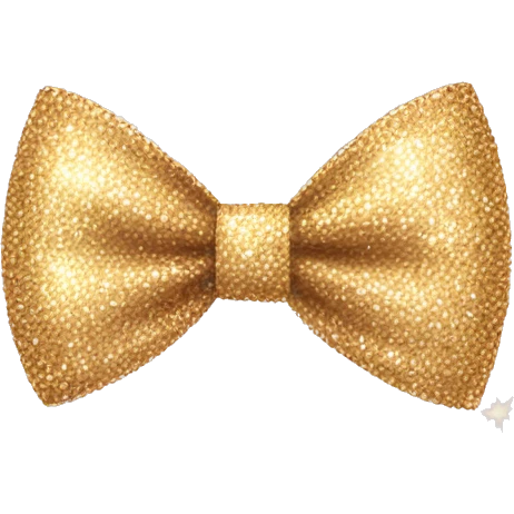 Sparkly bow emoji