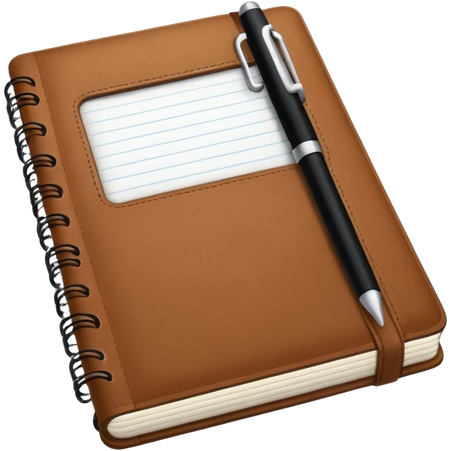 a notebook that says "NotebookLM" on it emoji