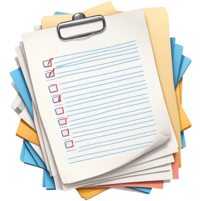 endless to-do list emoji