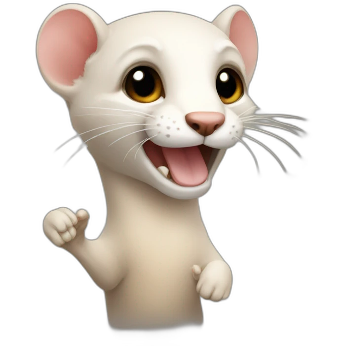 finger weasel emoji