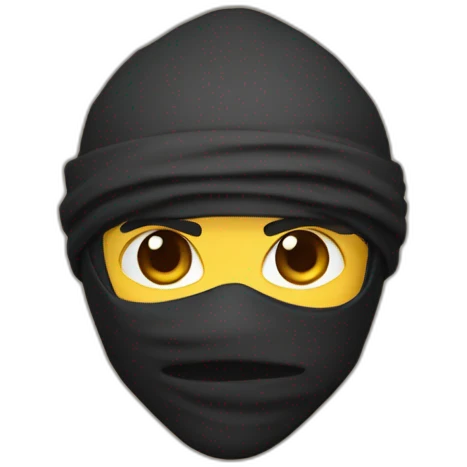 Ninja enojado  emoji