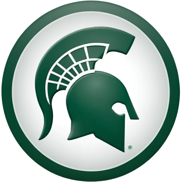 michigan state spartans logo emoji