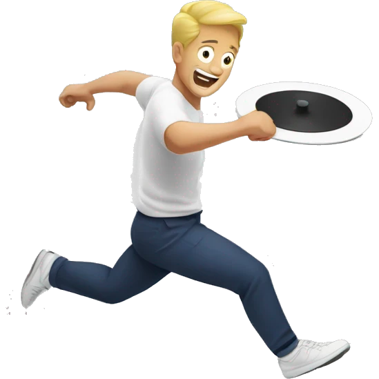 Throwing plates, OPPA! emoji