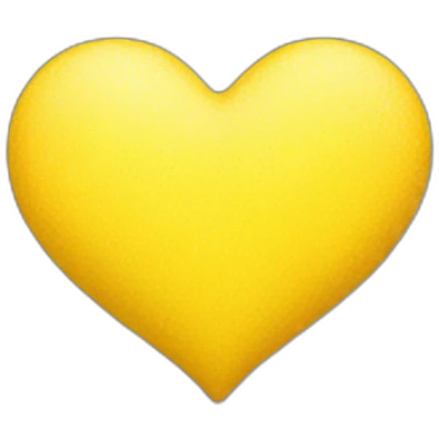 summer yellow heart emoji