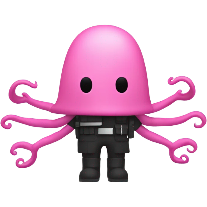 Squid Game Pink Soldier Making Circle shape with arms emoji