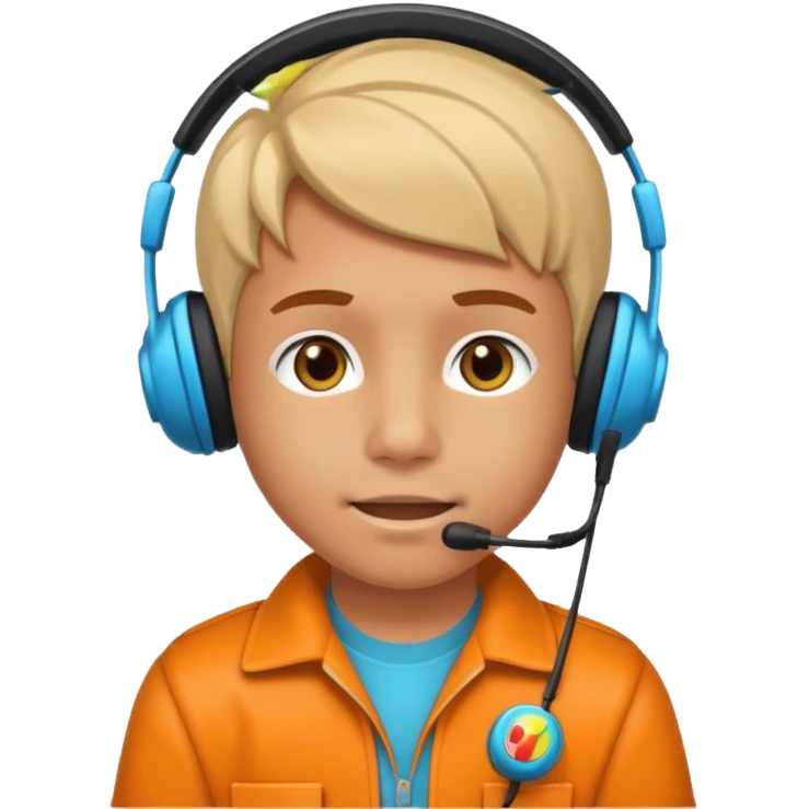 Retro Arcade Kid emoji