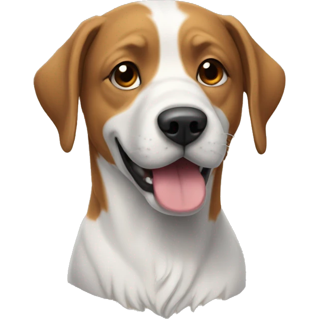 Cão doente emoji