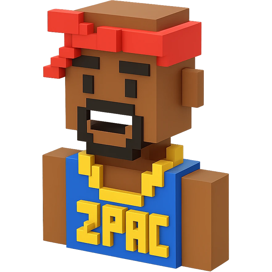 2Pac rapper emoji