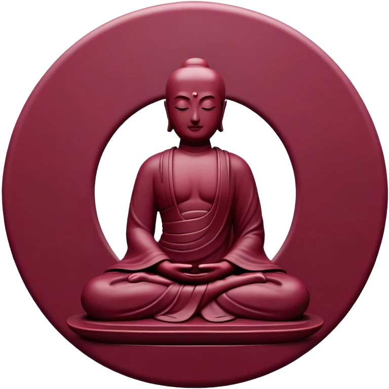 Zen data Burgundy color emoji
