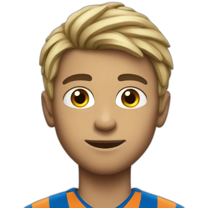 Footballer boy emoji