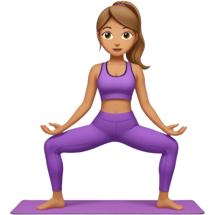 Girl in joga emoji