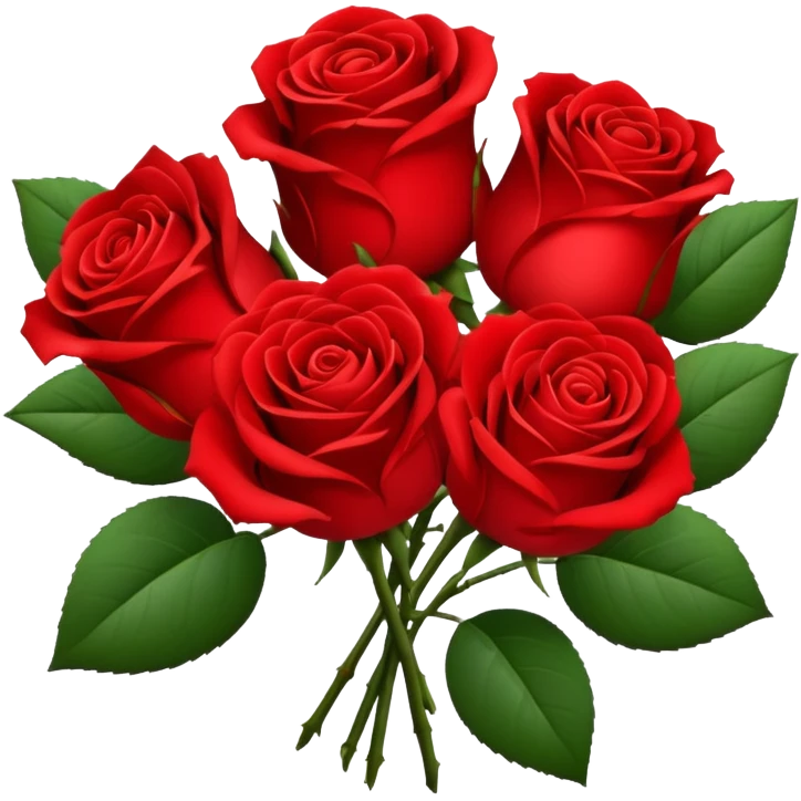bouquet of roses emoji