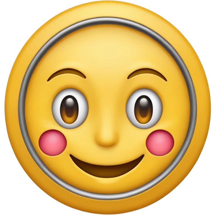 smiling rmoji with ticking eye emoji