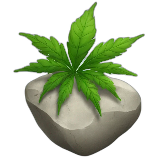 stone-high-weed emoji