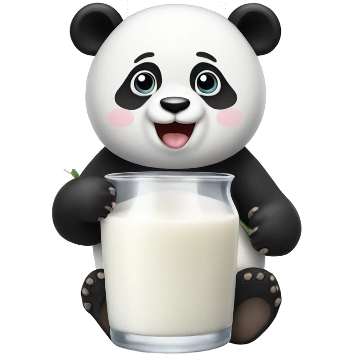 panda milk emoji