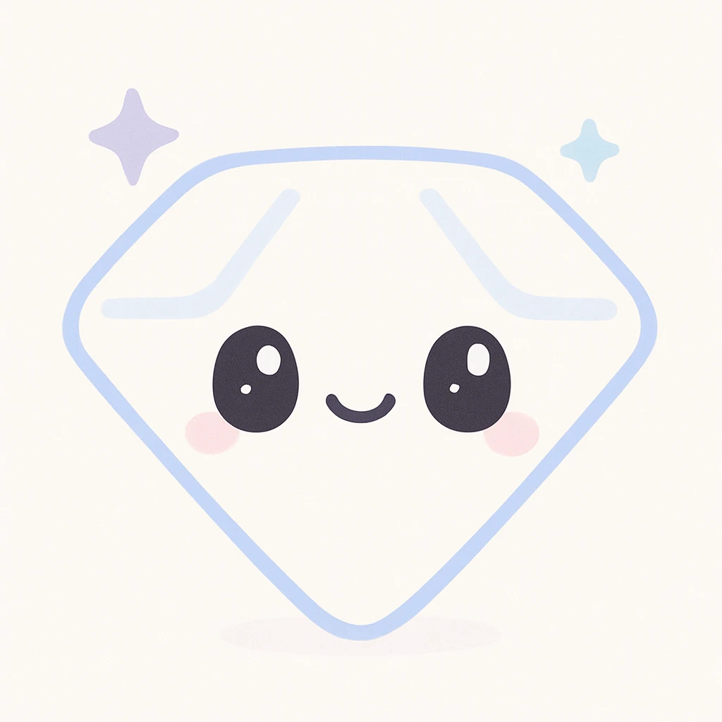 white diamond emoji