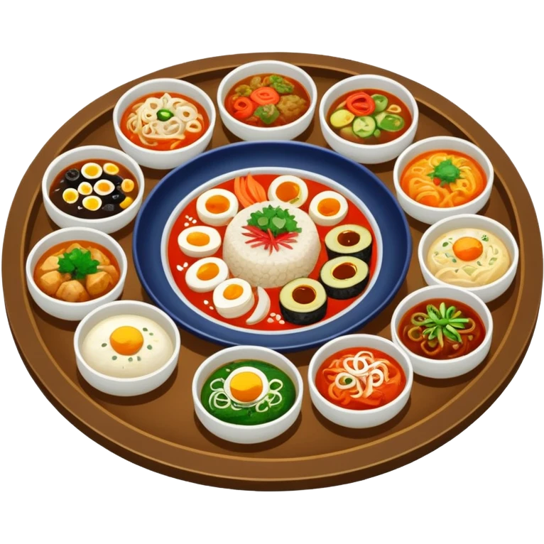 Korean foods emoji