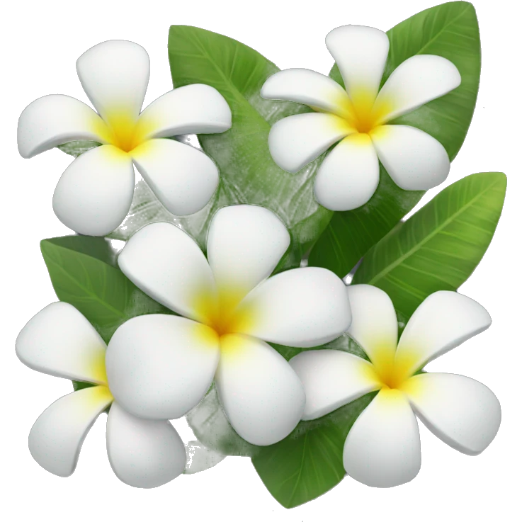 white tahitian tiare flower emoji