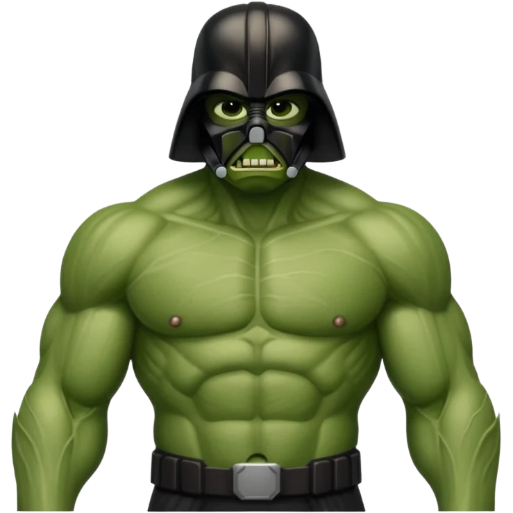 hulk darth vader com o capacete dele emoji