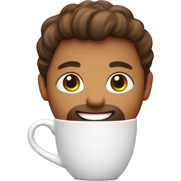 Cute coffee mug  emoji
