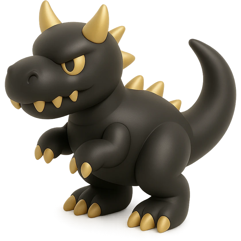 balloon style devil dinosaur emoji