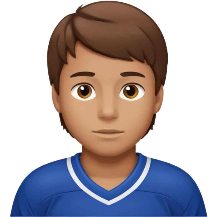 boy brown hair hockey player  emoji