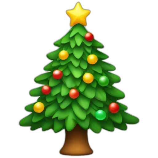 christmas tree emoji
