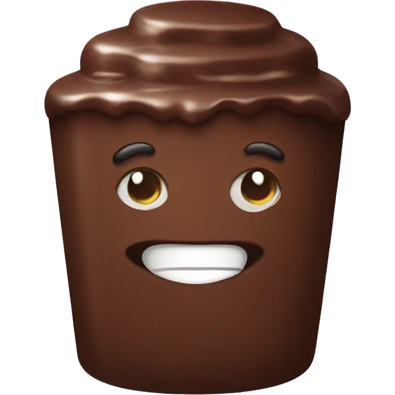 chocolate with sugar  emoji
