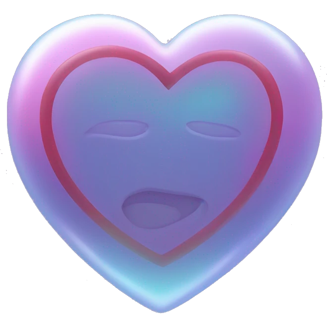 hologram heart emoji