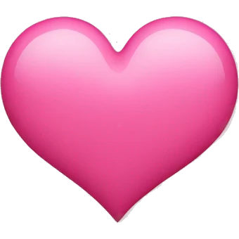Pink heart  emoji