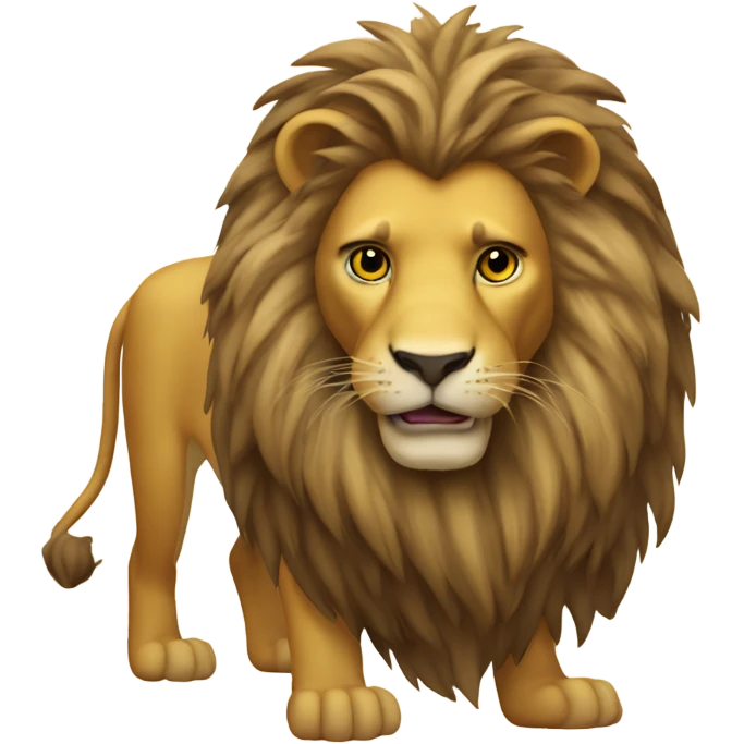 Lion saying fuck around and find out emoji