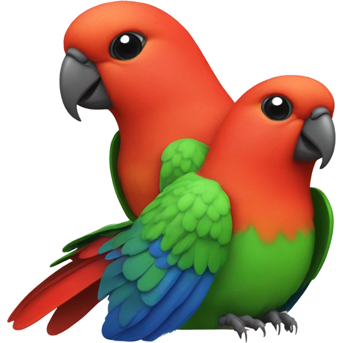 King parrot emoji