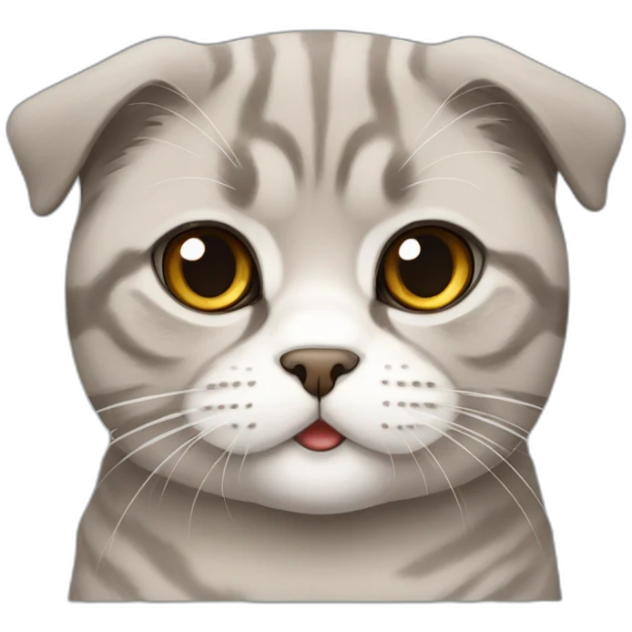 scottish fold cat emoji