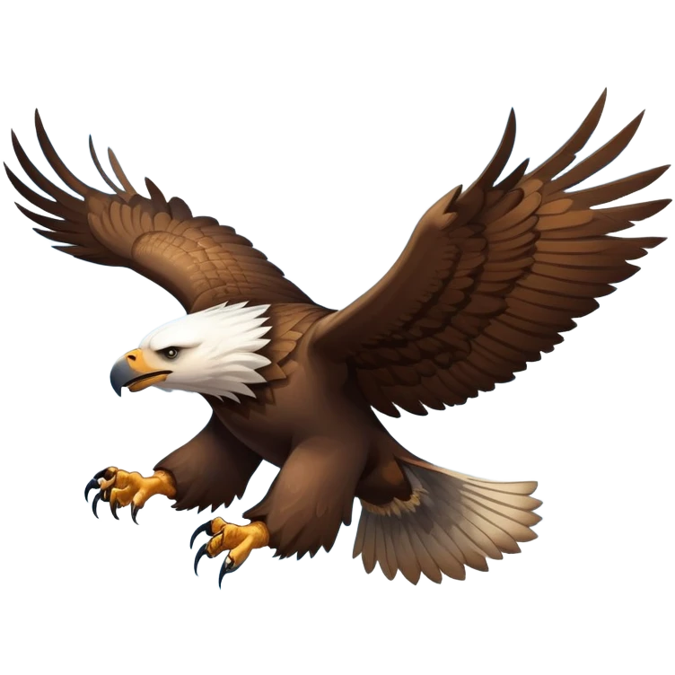 Imagine a majestic bear soaring through the sky, its powerful body covered in lifelike fur while massive, eagle-like wings spread wide. Each feather is meticulously detailed, capturing movement as it glides through wispy clouds. Its deep eyes exude wisdom and serenity, blending earthly strength with celestial grace in a breathtaking fusion of nature and fantasy.








 emoji