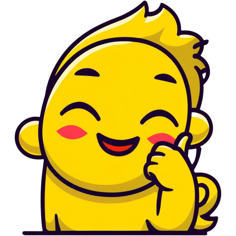 yellow face placing an index finger over pursed lips while winking and nodding emoji