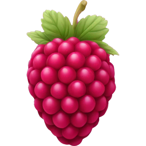 Raspberry emoji