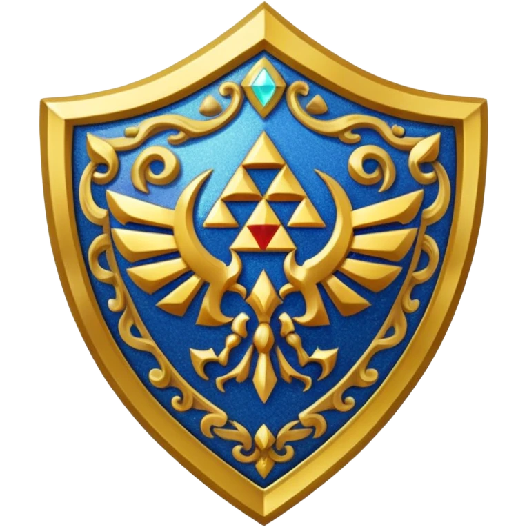 glitter shield Hylian emoji