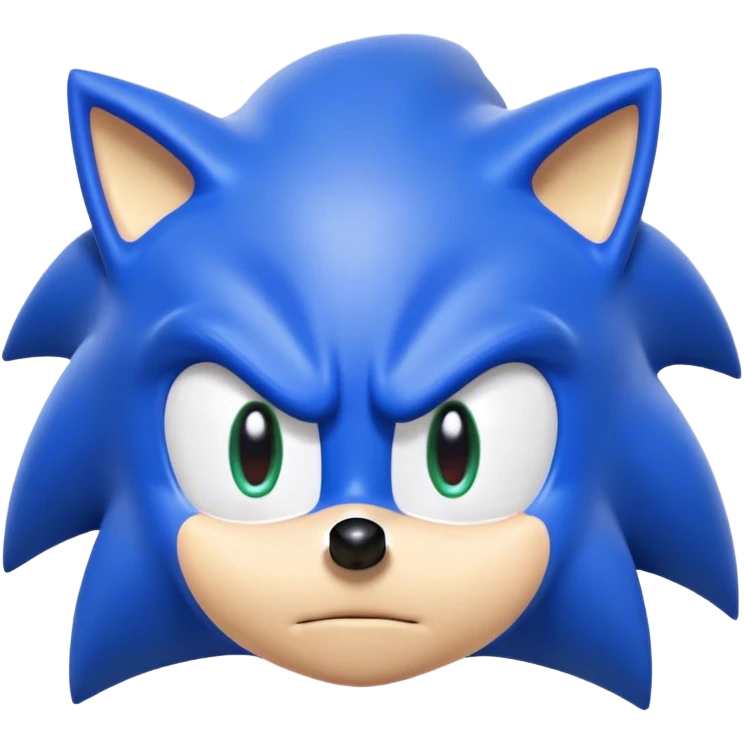 Sonic sleep face emoji