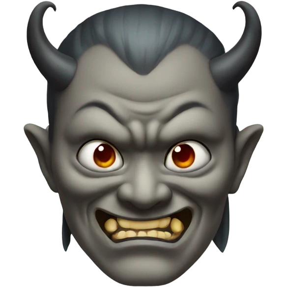 Japanese demon with big nose  emoji