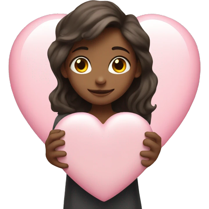 Light pink heart emoji