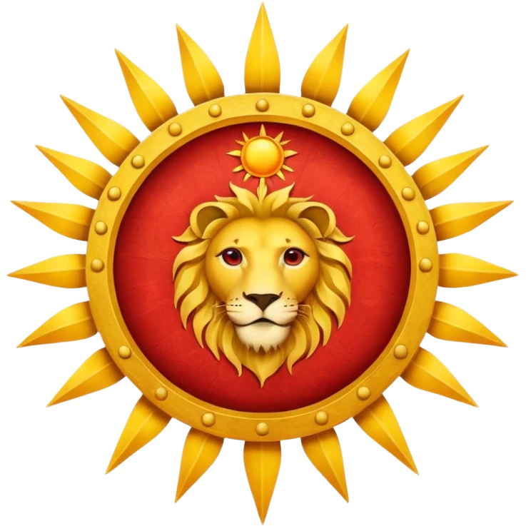 پرچم شیر خورشید emoji