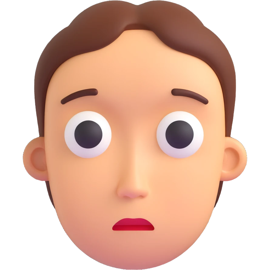 sad face emoji