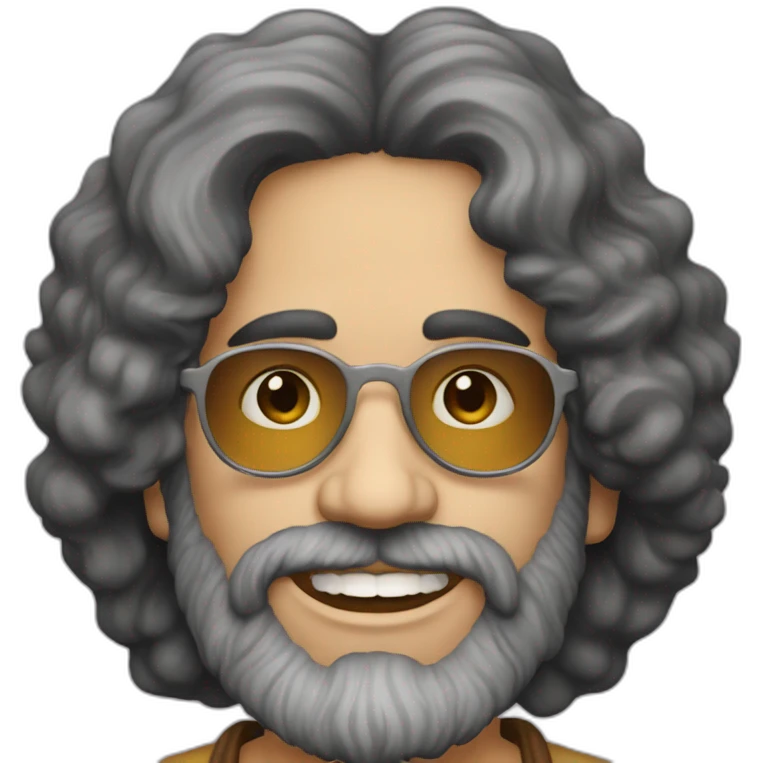Jerry rubin hippie emoji