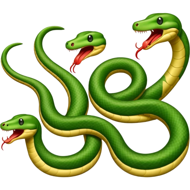  Snek five mouth emoji