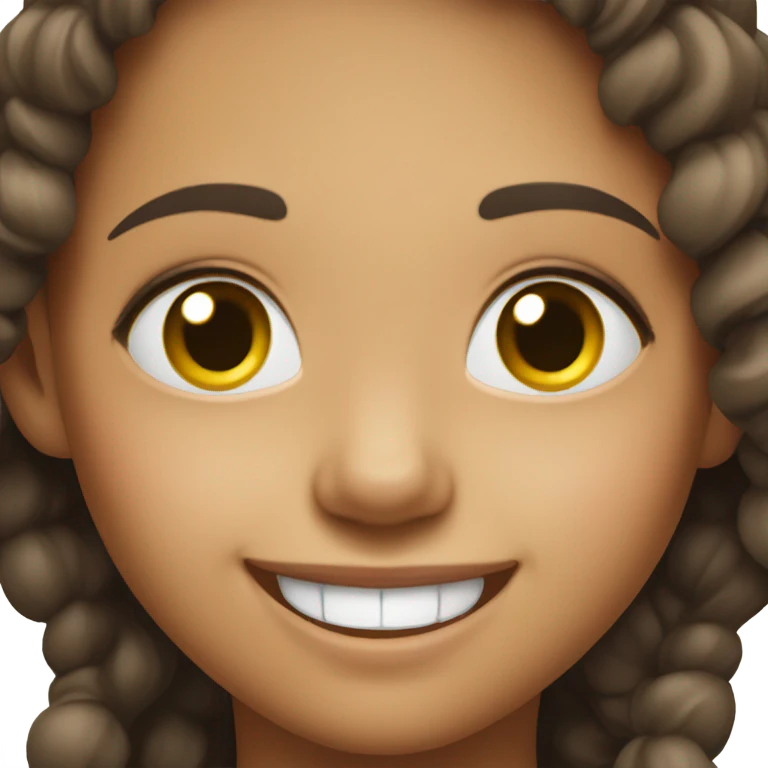 smiling girl emoji