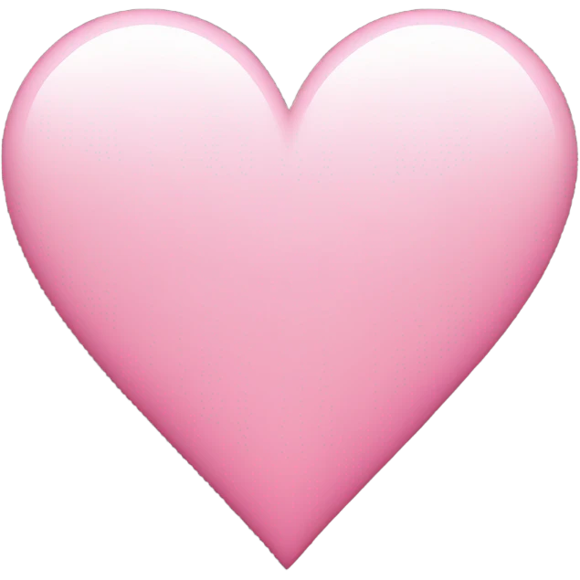 Pink heart  emoji